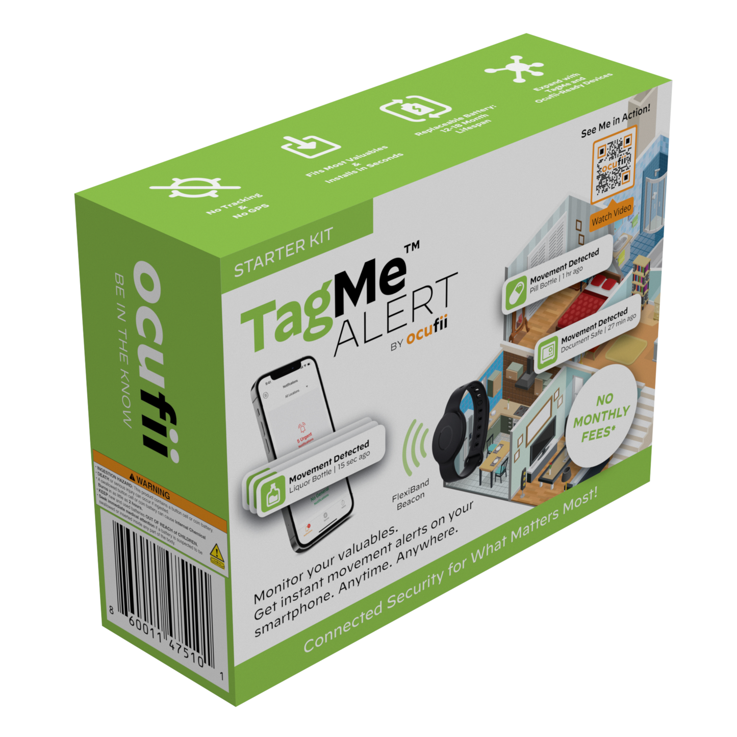 TagMe Alert - Starter Package with FlexiBand Beacon