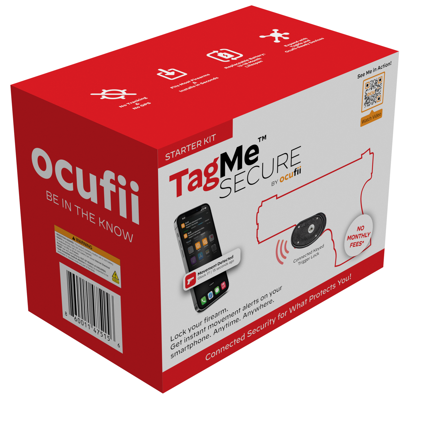 TagMe Secure - Starter Package with Keyed Connected Trigger Lock
